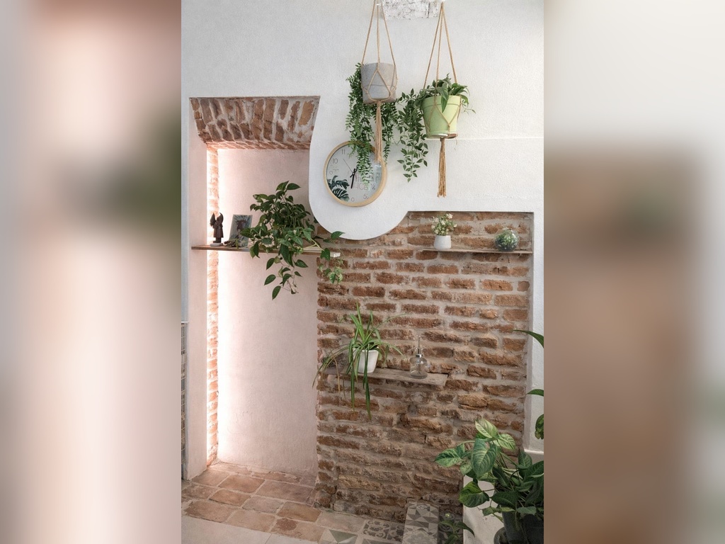 Scoperto storico in una casa di inizio 900 per un tocco rustico